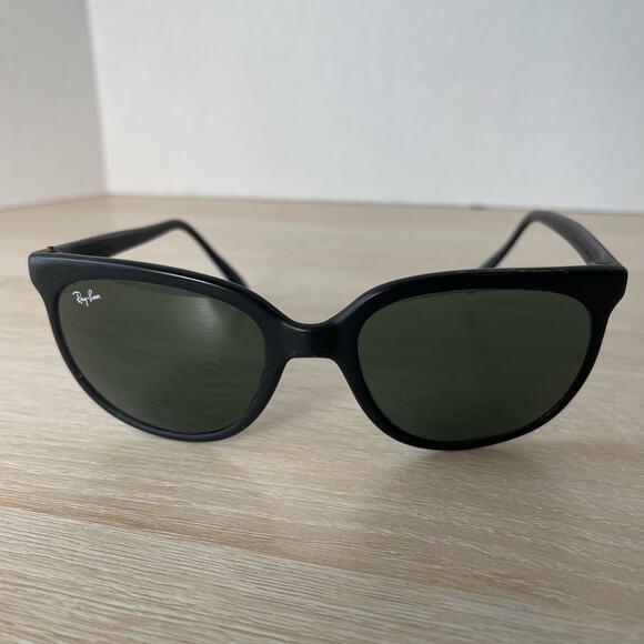 Vintage Ray-Ban Bausch & Lomb Cats Sunglasses Frame France Nylon Black - Picture 2 of 13